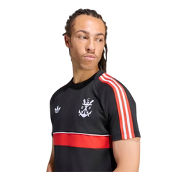 Camisa Flamengo Originals 2 Trefoil 2026/27 - Masculina Preta